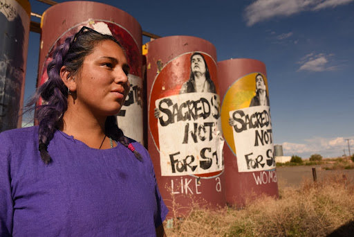 Ivey Camille Manybeads Tso is an award-winning queer Navajo filmmaker. She began work on "Powerlands" at the age of 19.